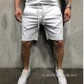 Men&#39;s Gym Sport Casual Shorts na may bulsa